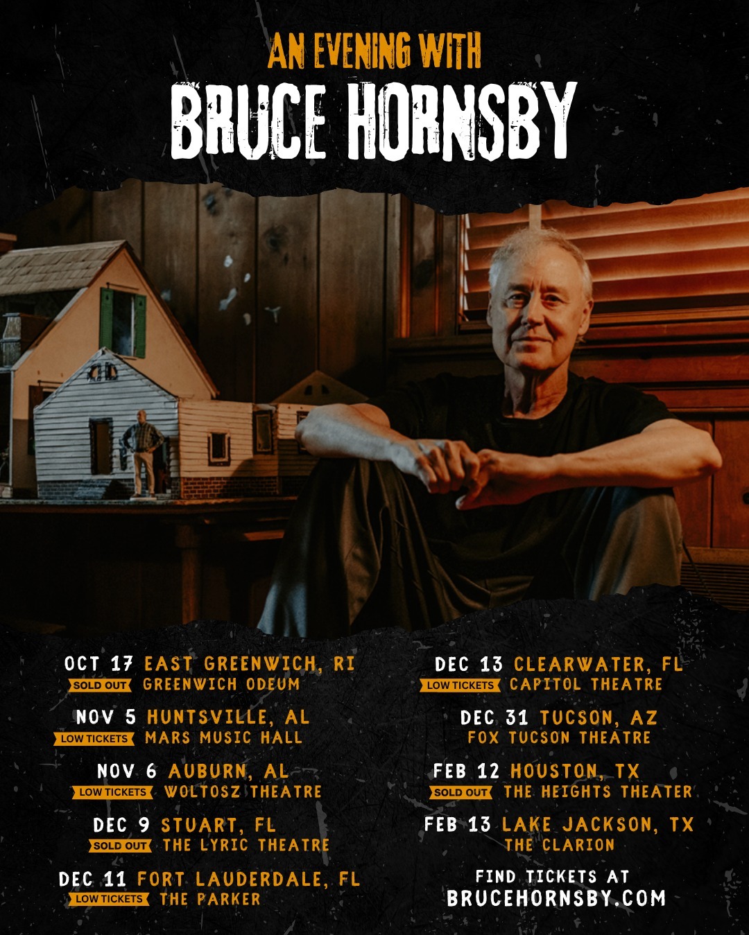 Bruce Hornsby Indigo Park Tour Poster 2026